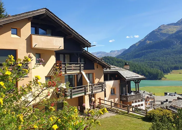 Chesa Bellaval, Haus La Vuolp 3-zimmerwohnung Silvaplana