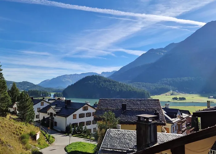 Chesa Bellaval, Haus La Vuolp 3-zimmerwohnung Silvaplana